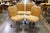 Metal Daystrom Rolling Tubular Chrome Upholstered Chairs Set of 4 For Sale - Image 7 of 10