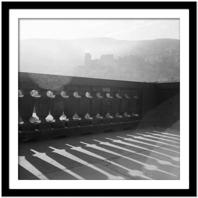 Misty View to Heidelberg Castle, Germany 1936, Printed 2021 For Sale - Image 4 of 5