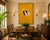 Golden Crane Portrait, Japanese Crane Wall Art, 40" X 60" For Sale - Image 10 of 11