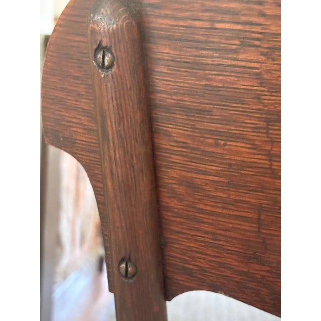 1900 - 1909 Antique Sheboygan Chair Co. Bentwood Oak Side Chair, Circa 1900–1920 For Sale - Image 5 of 9