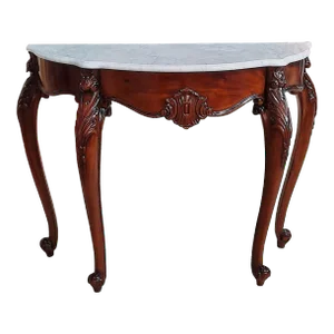 Niagara Furniture Mahogany and Marble Console