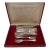 1980s Silver Set of 6 Pastry Forks , Chesterfiel with Storage For Sale
