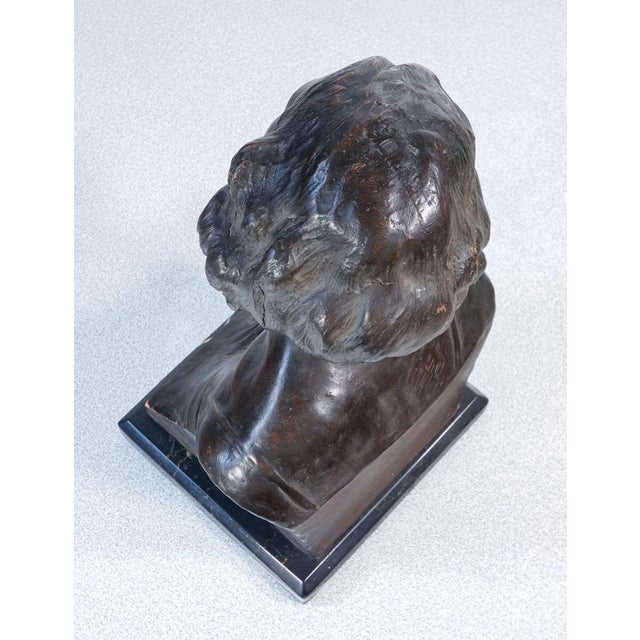 Terracotta Bust of Young Woman For Sale - Image 12 of 18
