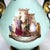 French Pair Large Hand Painted & Gilt Old Paris Porcelain Egyptian Revival Vases C1880 For Sale - Image 3 of 10