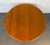 Mid 20th Century Mid-Century Modern Round Teak Coffee Table With Sculptural Pedestal Base For Sale - Image 5 of 11