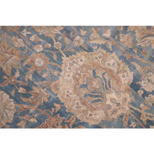 Persian Zabihi Collection Oversize Antique Persian Tabriz Rug - 14'1" x 19'7" For Sale - Image 3 of 10