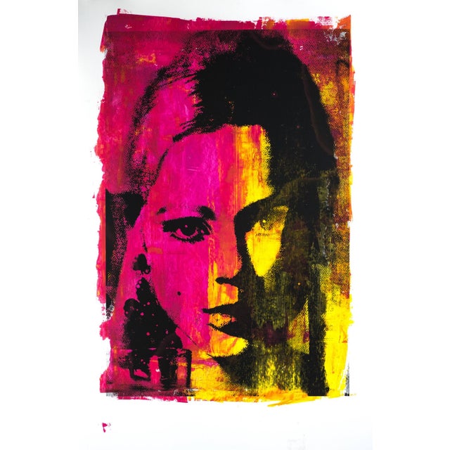 Figurative Edie Sedgwick Painting by Dane Shue For Sale - Image 3 of 3