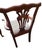 Wood 2 Pennsylvania House Cherry Dining Room Armchairs Chippendale Sheild Back For Sale - Image 7 of 14