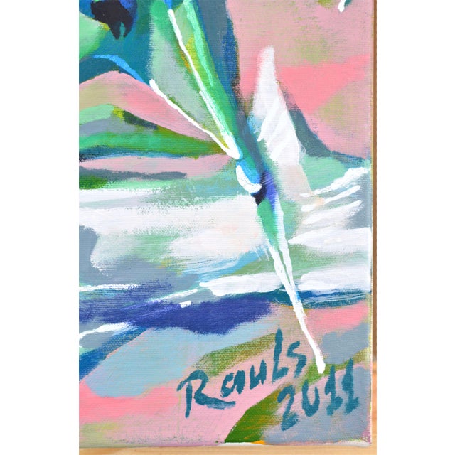Rauls Zitmanis, Waiting for Inspiration, 2011, Acrylic Painting on Canvas For Sale - Image 3 of 8