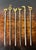 Vintage BBQ Skewers in Stainless Steel With Copper Handle Set of 6 For Sale - Image 4 of 11