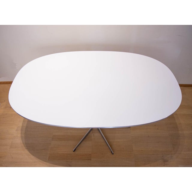 Tavolo Superellipse Dining Table by Piet Hein and Bruno Mathsson for Fritz Hansen, 1995 For Sale - Image 6 of 12