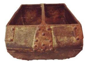 Mid 20th Century Chinese Hand Carved Lunch Box