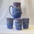 Vintage 2002 Signed Scott Wilson Studio Art Pottery Hand Thrown and Hand Pinched Water XL Pitcher and Tumblers Set- 4 Pieces For Sale - Image 10 of 10