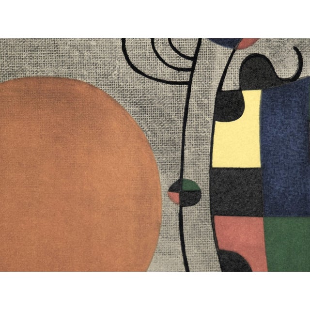 Modern After Joan Miró, The Smile of the Flaming Wings, 1954, Photolithograph For Sale - Image 3 of 8