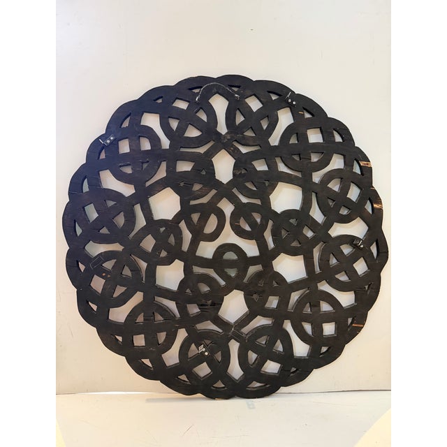 Wood 1986 Charles Greeley Carved Wood Wall Sculpture For Sale - Image 7 of 12