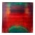 Monumental Red Abstract Painting, Acrylic on Canvas, Signed, 1969 For Sale