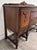 Brown Antique Art Deco or Jacobean Revival Style Sideboard Buffet Server Console For Sale - Image 8 of 11