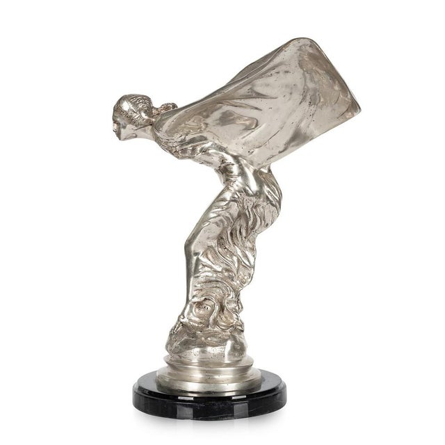 20th Century Rolls Royce Spirit of Ecstasy Statue For Sale - Image 3 of 15