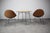 Gold Mid-Century Modern Italian Coffee Table and Chairs, 1960s, Set of 3 For Sale - Image 8 of 17