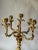 Early 20th Century French Gilt Brass Louis XV Style 5 Light Candelabra For Sale In Washington DC - Image 6 of 12