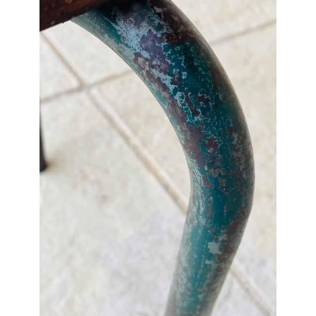 Vintage Tripod Stool in the style of Jean Prouvé, 1940s For Sale - Image 16 of 18