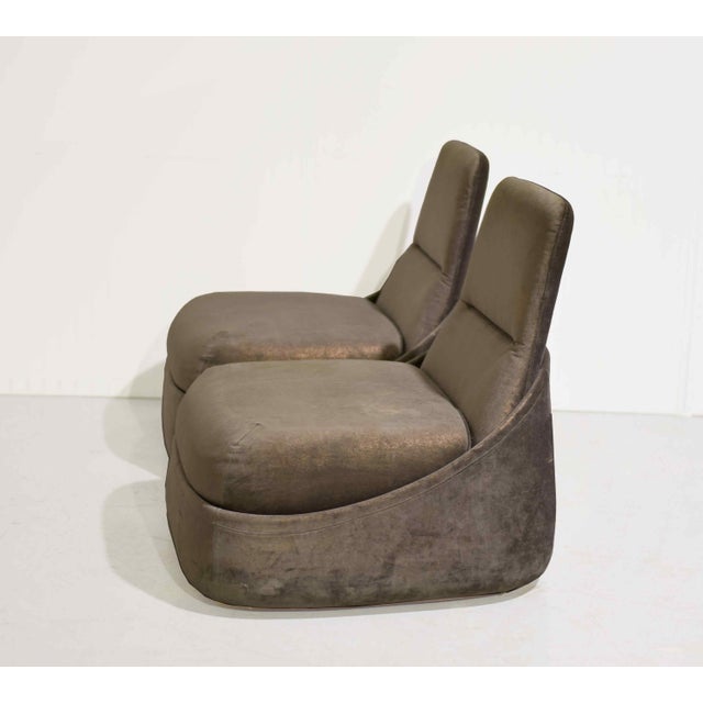 Gray Contemporary Hosu Convertible Lounge Chair for Modern Work Coalesse by Steelcase - A Pair For Sale - Image 8 of 15