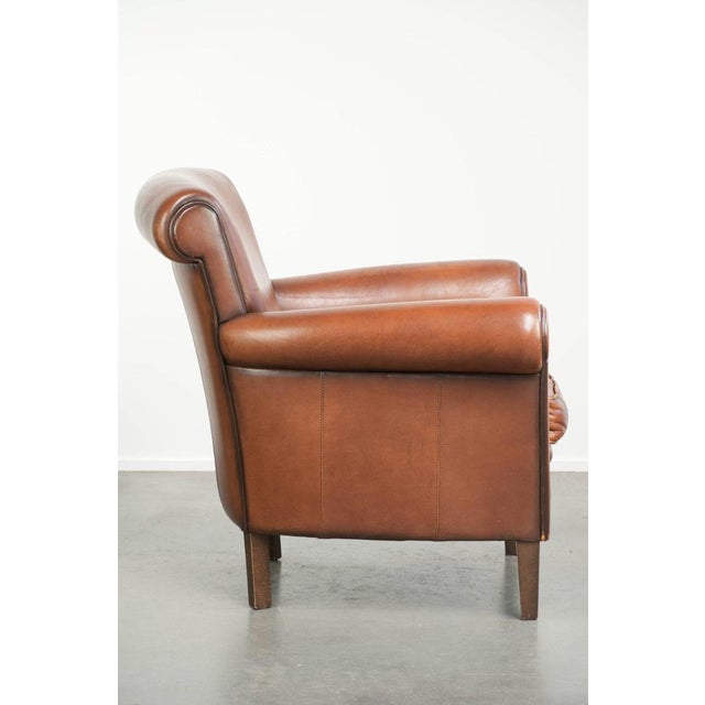 Club Chair in Sheepskin Leather For Sale - Image 3 of 14