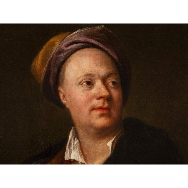 After Salomon Adler, Portrait of a Learned Gentleman, 17th Century, Oil On Canvas For Sale - Image 6 of 8