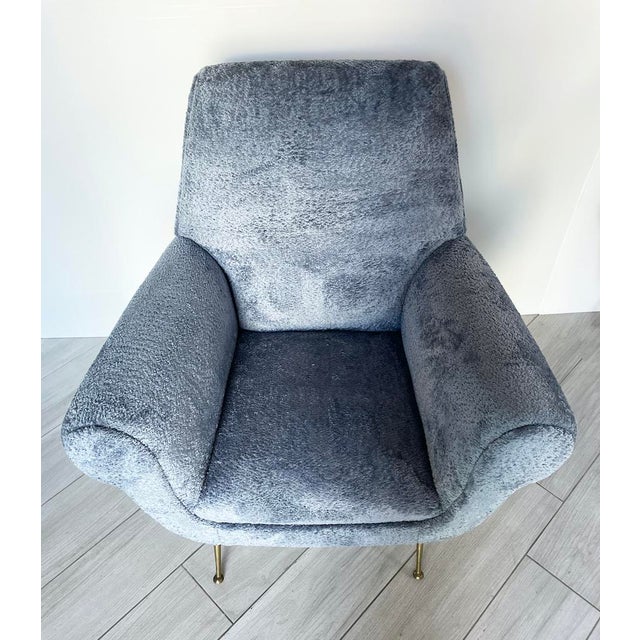 Vintage Grey Lounge Chairs, 1950s, Set of 2 For Sale - Image 9 of 12