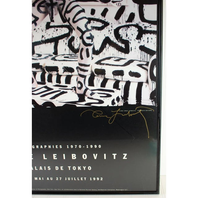 1992 Signed Annie Leibovitz 'Keith Haring' Original – Palais De Tokyo, Paris – Exhibition Poster For Sale - Image 9 of 13