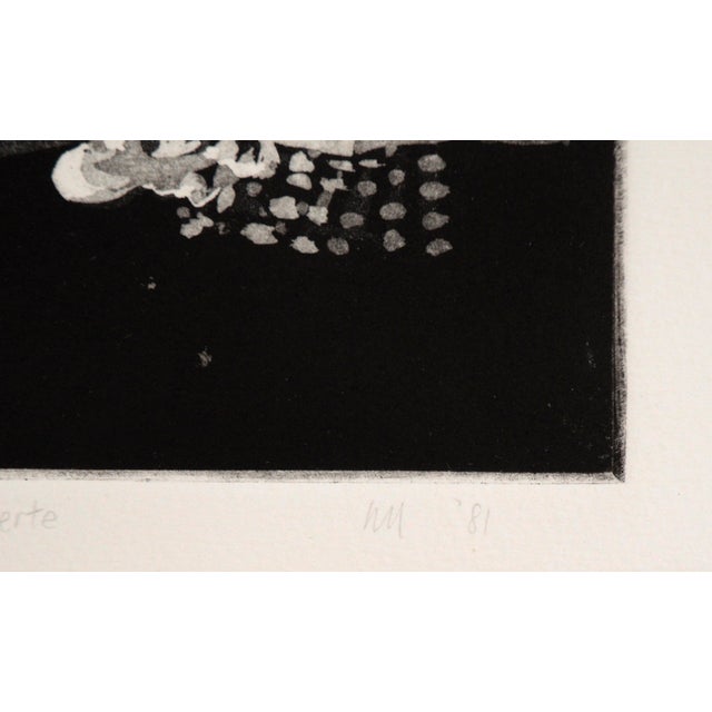 Paper "La Paz De La Muerte" - Still Life Etching in Ink on Paper For Sale - Image 7 of 9