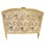 1990s Baroque Style Beige Sofa With 2 Pillows and Gold Leaf Details For Sale - Image 5 of 8