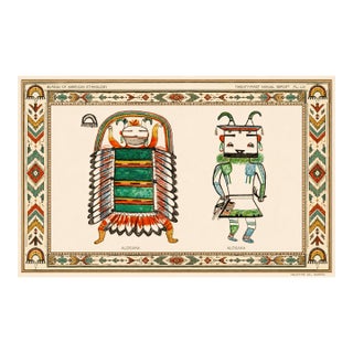 Atelier Aria Lumae Hopi Kachina Alosaka Deities Horizontal Fine Art Gallery Board Print For Sale
