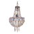 Vintage Beaded Empire Style Chandelier For Sale