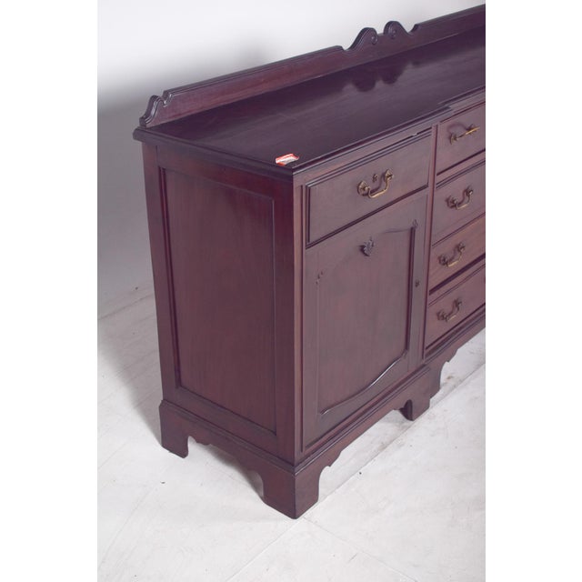 Wood English Vanity Unit with Small Mahogany Top, 1920s For Sale - Image 7 of 13