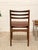 Wood Set of 4 Vintage Danish Modern Rosewood Dining Chairs With Brown Upholstered Seats For Sale - Image 7 of 12
