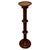 Brown Antique Pedestal Torchere in Carved Mahogany For Sale - Image 8 of 8