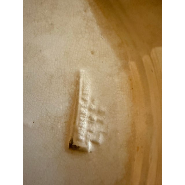 White Mid 19th Century Corinth Ironstone Extra Large Platter by James Edwards For Sale - Image 8 of 12