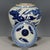 This is a beautiful vintage Chinese Blue and White porcelain jar, featuring a classic "General" shape with a domed lid....