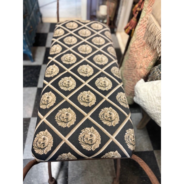 1980s 1980s Iron Bench For Sale - Image 5 of 13