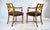 Regency Armchairs in Velvet by Thomas Hope, Burl Wood, X-Back Design For Sale - Image 11 of 13
