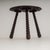Wood French Oak Tripod Side Table attributed to Charles Dudouyt, 1950s For Sale - Image 7 of 18