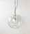 Silver Glass Pendant Light attributed to Peil and Putzler, 1970s For Sale - Image 8 of 13