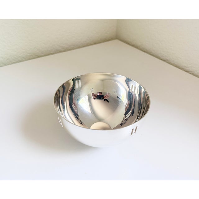Swid Powell + Richard Meier Silver Plate "Skyscraper" Bowl, Italy, 1980s For Sale - Image 9 of 13