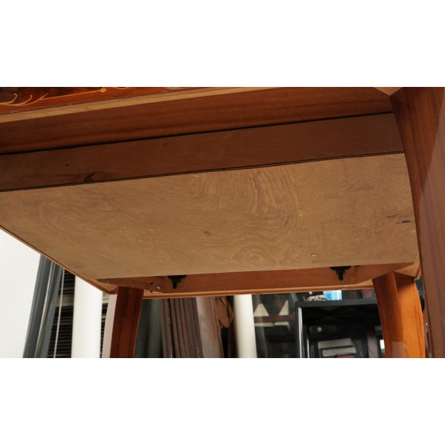 Late 20th Century Italian Marquetry Casino Table Chess Backgammon Roulette Cards For Sale - Image 14 of 15