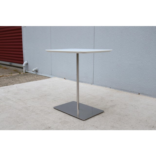 Wood Minimalist Jephson Robb for Bernhardt Design Quiet Rectangular Laptop Side Table For Sale - Image 7 of 18