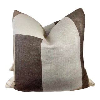 Lee Jofa "District" in Silt 22" Pillows-A Pair For Sale