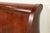 Wood Grange Style French Louis Philippe Carved Cherry Wood King Size Sleigh Bed For Sale - Image 7 of 13