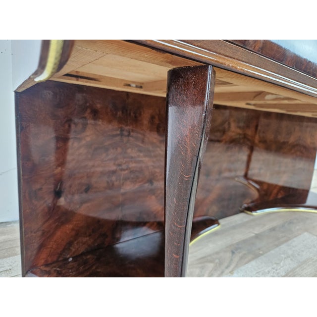 Entrance Dressing Table in Briar Root with Glass Tops, 1950 For Sale - Image 18 of 18