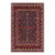 Bohemian Super Kazak Blue/Red Wool Rug - 7'0'' X 7'8'' For Sale